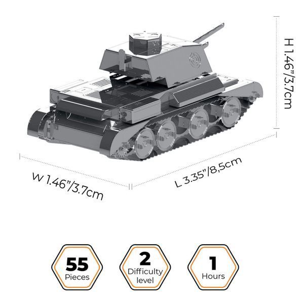 Конструктор Metal Time коллекционная модель Cruiser Mk III (MT064) MT064 фото
