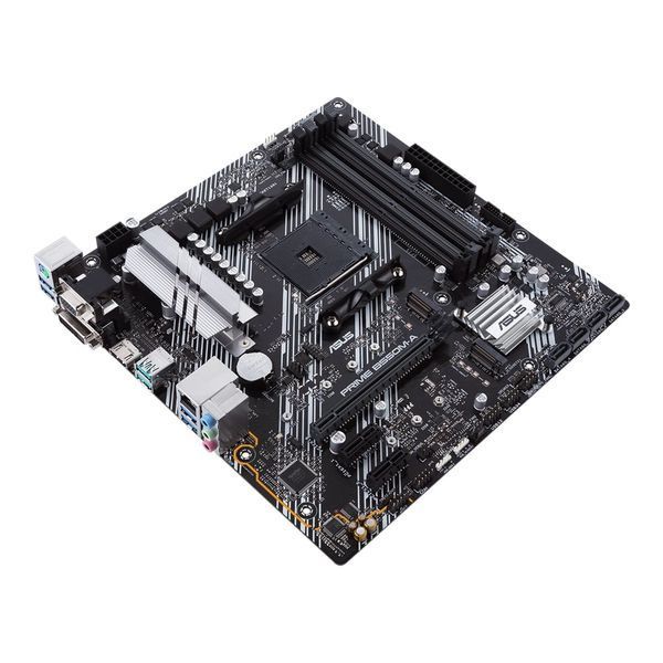 ASUS Материнcкая плата PRIME B550M-A/CSM sAM4 B550 4xDDR4 M.2 HDMI-DVI-VGA CSM mATX 90MB14I0-M0EAYC фото