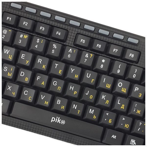 Клавиатура Piko KB-108 USB Black (1283126467103) 1283126467103 фото