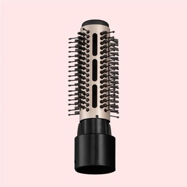 Remington Фен-щетка Coconut Smooth, 1000Вт, режимов-2, ионизиция, хол. обдув, 2 насадки, черно-розов AS5901 фото