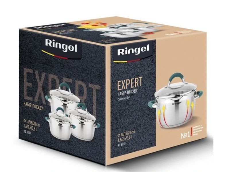Набор посуды Ringel Expert, 6 предметов (RG-6010) RG-6010 фото