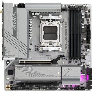 Материнська плата GIGABYTE B650M AORUS ELITE AX ICE (B650M A ELITE AX ICE) B650M A ELITE AX ICE фото