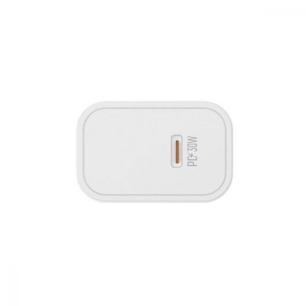 Зарядний пристрій ColorWay Power Delivery USB Type-C (30W) білий (CW-CHS038PD-WT) CW-CHS038PD-WT фото