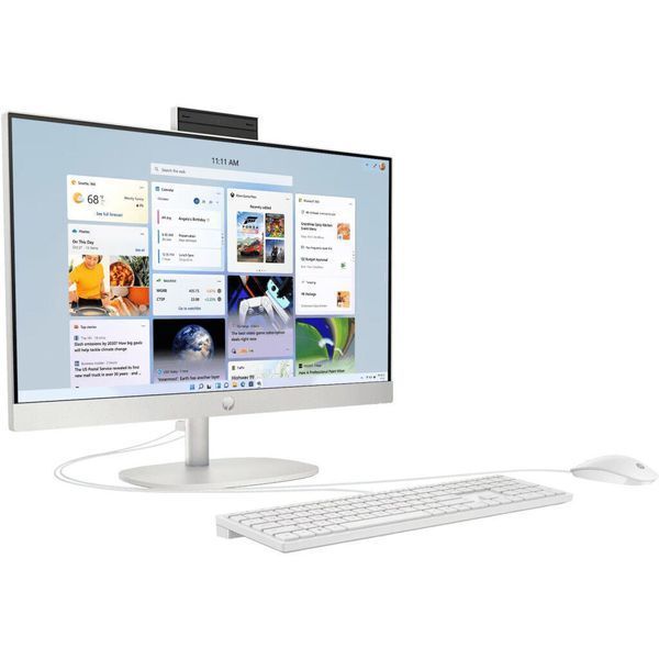 Компьютер HP 24-cr0001ua AiO / Ryzen7 7730U, 16, 512, WiFi, Cam, KM (95Z23EA) 95Z23EA фото