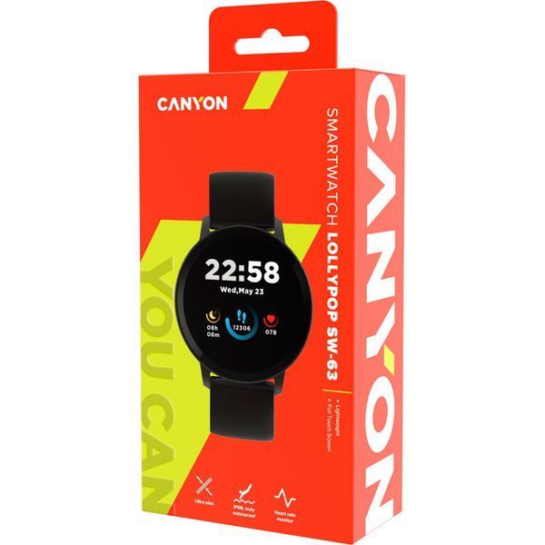 Смарт-годинник Canyon CNS-SW63BB Lollypop (CNS-SW63BB) CNS-SW63BB фото