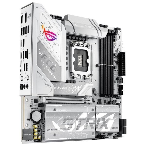 ASUS Материнcкая плата ROG STRIX B860-G GAMING WIFI s1851 B860 4xDDR5 M.2 DP HDMI USB Type-C Wi-Fi BT mATX белый 90MB1JF0-M0EAY0 фото