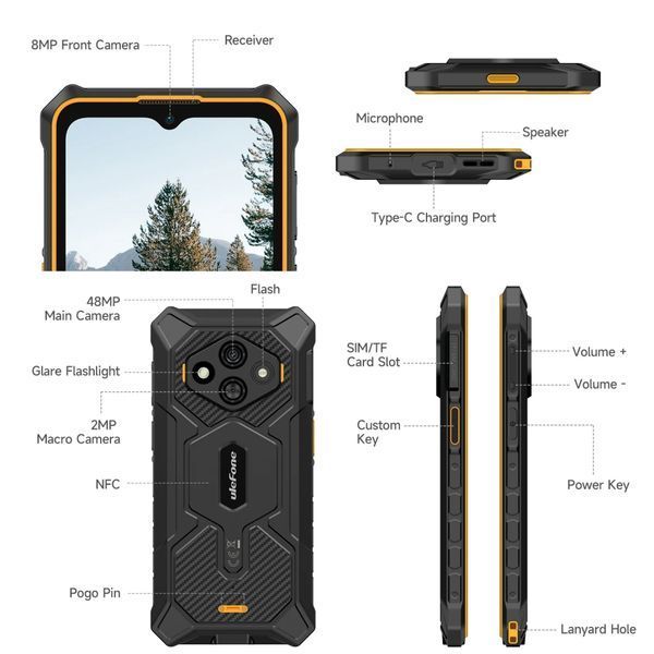 Мобильный телефон Ulefone Rugking 3 Pro 8/128Gb Black (6975326660938) 6975326660938 фото