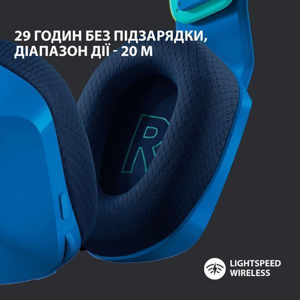 Навушники Logitech G733 Lightspeed Wireless RGB Gaming Headset Blue (981-000943) 981-000943 фото