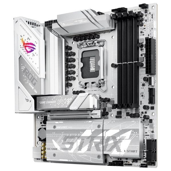 ASUS Материнcкая плата ROG STRIX B860-G GAMING WIFI s1851 B860 4xDDR5 M.2 DP HDMI USB Type-C Wi-Fi BT mATX белый 90MB1JF0-M0EAY0 фото