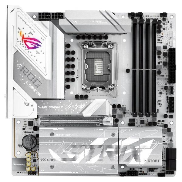 ASUS Материнcкая плата ROG STRIX B860-G GAMING WIFI s1851 B860 4xDDR5 M.2 DP HDMI USB Type-C Wi-Fi BT mATX белый 90MB1JF0-M0EAY0 фото