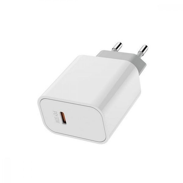 Зарядний пристрій ColorWay Power Delivery USB Type-C (30W) білий (CW-CHS038PD-WT) CW-CHS038PD-WT фото