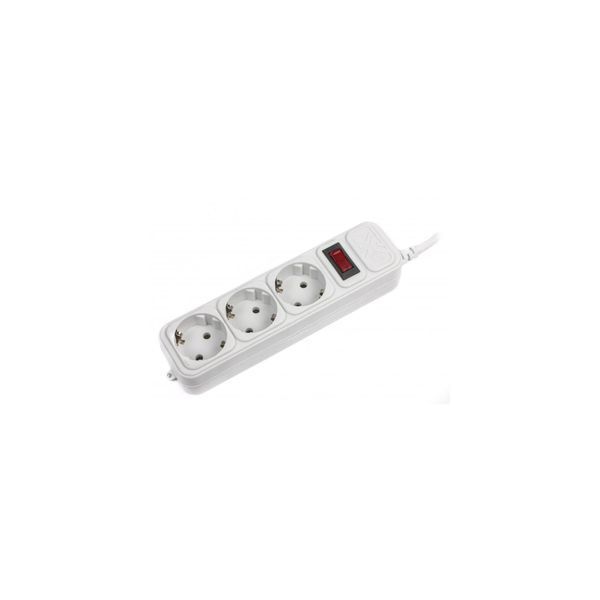 Сетевой фильтр Maxxter SPM3-G-15G, серый, 4.5 м кабель, 3 розетки SPM3-G-15G фото