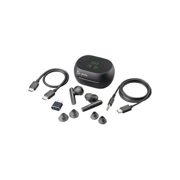 Наушники Poly Voyager Free 60+ Earbuds + BT700C + TSCHC Black (7Y8G4AA) 7Y8G4AA фото