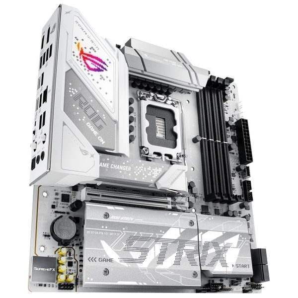 ASUS Материнcкая плата ROG STRIX B860-G GAMING WIFI s1851 B860 4xDDR5 M.2 DP HDMI USB Type-C Wi-Fi BT mATX белый 90MB1JF0-M0EAY0 фото