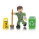 Игровая коллекционная фигурка Roblox Соге Figures Welcome to Bloxburg: Glen the Janitor W3 ROG0106 фото 1