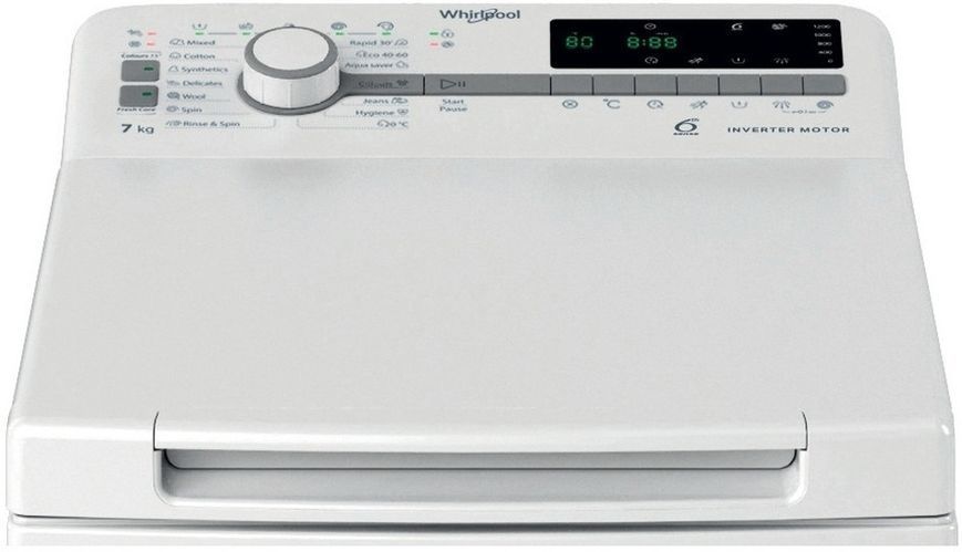 Пральна машина вертикальна Whirlpool TDLR 7252BS EU TDLR7252BSEU фото