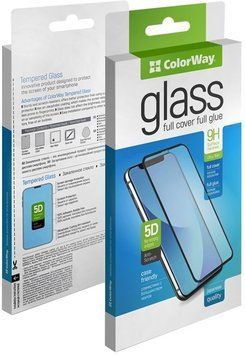 Защитное стекло ColorWay 9H FC glue Samsung Galaxy A53 black CW-GSFGSGA536-BK фото