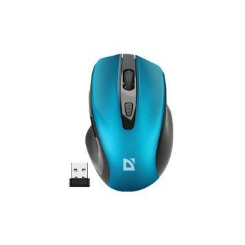 Мишка Defender Prime MB-053 Silent Wireless Turquoise (52054) 52054 фото
