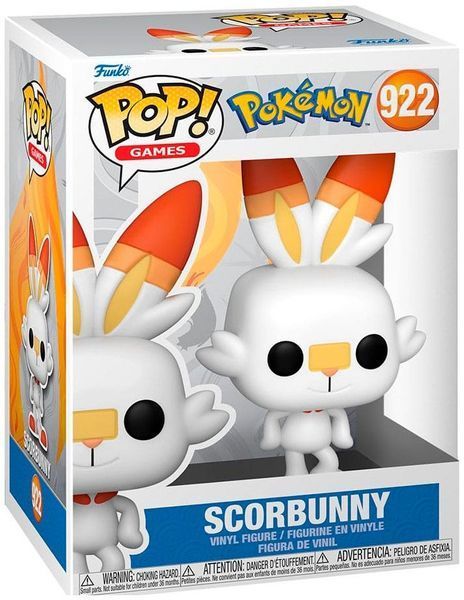 Фігурка Funko POP Games: Pokemon - Scorbunny 5908305243991 фото