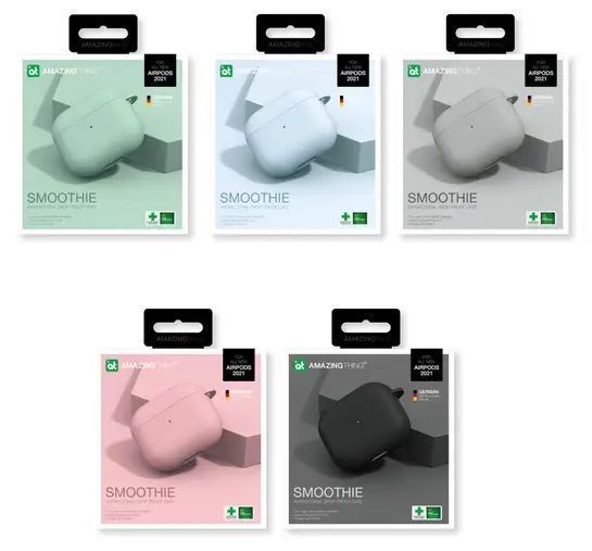Чехол AmazingThing Smoothie Case for Airpods 3 Black (APPRO2SABBC) APPRO2SABBC фото