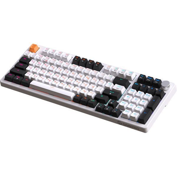 Клавіатура GamePro MK170W Hot-Swap Red Swich RGB USB UA White (MK170W) MK170W фото