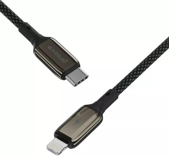 Кабель Proove Dense Metal Type-C to Lightning 27W (1m) Black (CCDM27002101) CCDM27002101 фото
