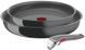 Набір посуду Tefal Ingenio Renew, знімна ручка, 3предмети, алюміній, бакеліт, сірий L2609502 фото 1