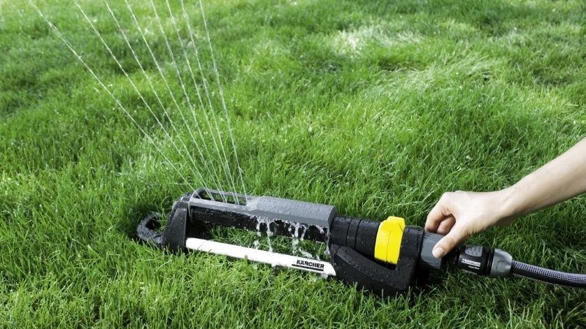 Зрошувач дощовий Karcher, OS 5.320 S, для прямокутних ділянок, регулювання подачі води 2.645-134.0 фото