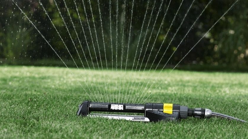 Зрошувач дощовий Karcher, OS 5.320 S, для прямокутних ділянок, регулювання подачі води 2.645-134.0 фото