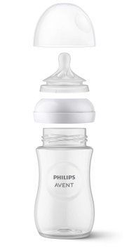 Соска Avent Natural 6міс+, силіконова, Природний потік, для густої їжі, 2шт SCY966/02 фото