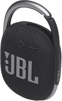 Акустика портативна JBL Clip 4 Black (JBLCLIP4BLK) JBLCLIP4BLK фото