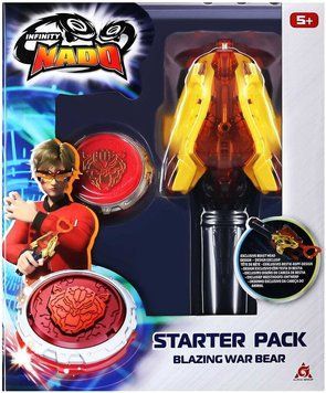Дзиґа Infinity Nado VI Starter Pack Палаючий Бойовий Ведмідь (Blazing War Bear) EU654112 фото
