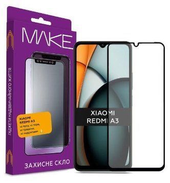 Захисне скло MAKE для Xiaomi Redmi A3 (MGF-XRA3) MGF-XRA3 фото