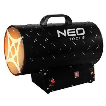 Neo Tools Тепловая пушка газовая, 30кВт, 300м кв., 1000м куб./ч, чёрный 90-084 фото