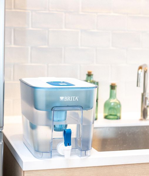 Brita Фильтр для воды Flow Memo MXPro 8.2л (5.2л очищенной воды) синий 1052805 фото