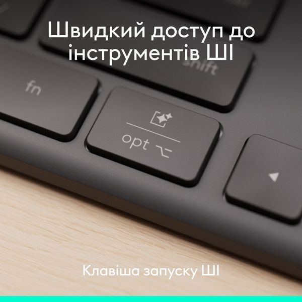 Клавіатура Logitech Signature Slim K620 for Business USB-C UA Graphite (920-013333) 920-013333 фото