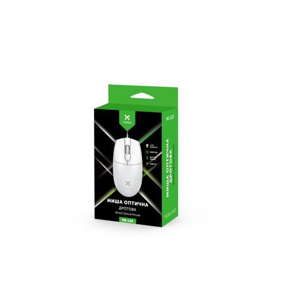 Мышка Vinga MS-110 White MS-110 White фото