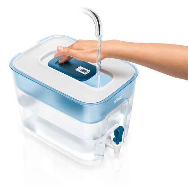 Brita Фильтр для воды Flow Memo MXPro 8.2л (5.2л очищенной воды) синий 1052805 фото