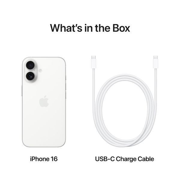 Смартфон Apple iPhone 16 Plus 128Gb White MXVV3 фото