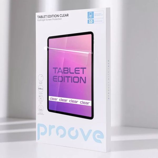 Защитная пленка для плоттера Proove Hydrogel Screen Protection Tablet Edition Clear 59577 фото