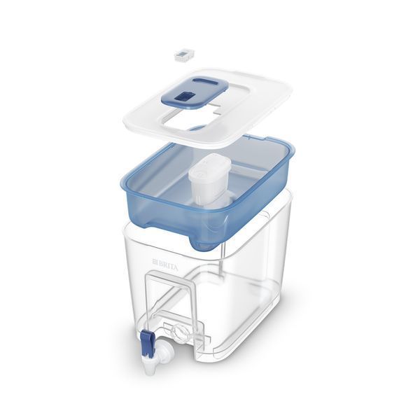 Brita Фильтр для воды Flow Memo MXPro 8.2л (5.2л очищенной воды) синий 1052805 фото