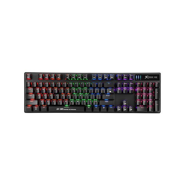 Клавіатура Xtrike ME GK-980 6 colors-LED Mechanical Red Switch USB Black (GK-980) GK-980 фото