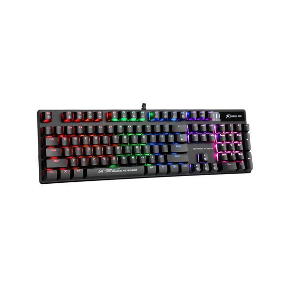 Клавіатура Xtrike ME GK-980 6 colors-LED Mechanical Red Switch USB Black (GK-980) GK-980 фото