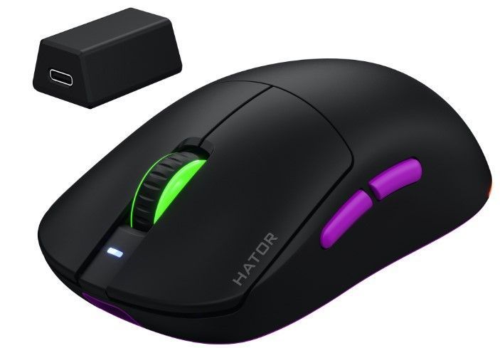 Мышка HATOR Quasar 3 Ultra 8K Wireless (HTM770) Black HTM770 фото
