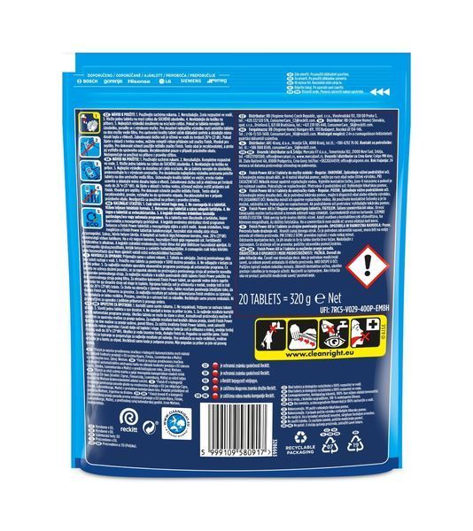 Таблетки для посудомоечных машин Finish All in 1 Max, 20 шт 5900627090215 фото