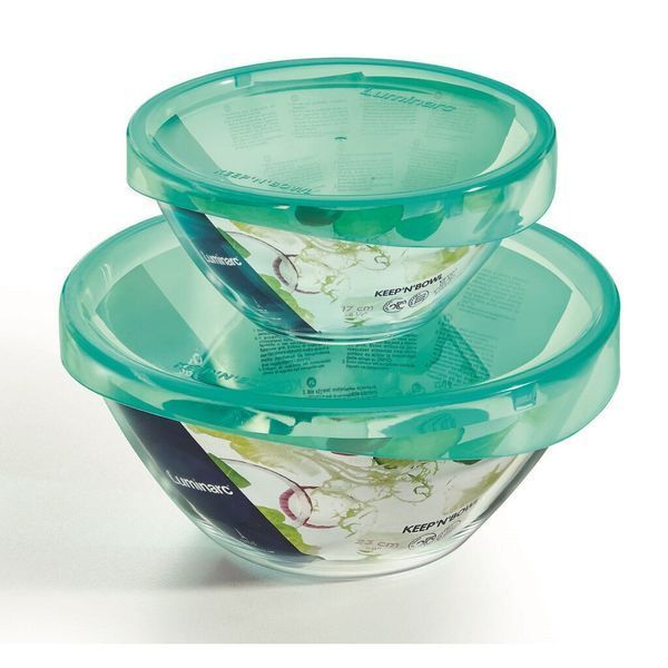 Харчовий контейнер Luminarc Keep'n Box Moss Green Салатник 17 см/1.1 л (P3672) P3672 фото