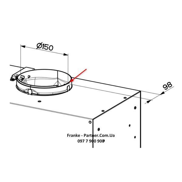 Витяжка Franke Box Flush Evo FBFE BK MATT A70 (305.0665.365) 305.0665.365 фото