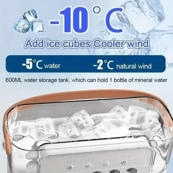 Вентилятор настільний з зволоженням та підсвіткою USB Small (Black) USB Small Fan (Black) фото