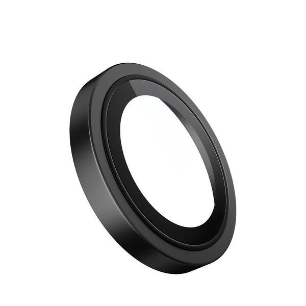 Захисне скло для камери Blueo Metal Frame Lens for iPhone 15 Pro/15 Pro Max/16 Pro/16 Pro Max Black NPB27-15PBLK фото