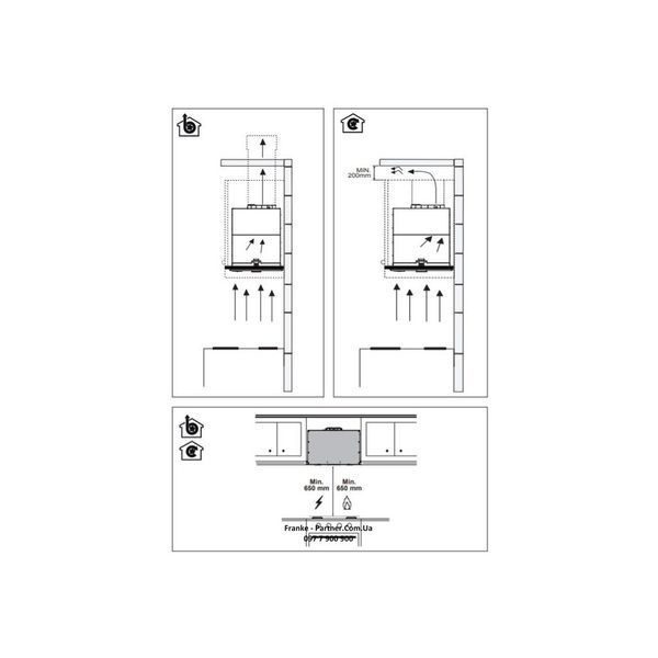 Витяжка Franke Box Flush Evo FBFE BK MATT A70 (305.0665.365) 305.0665.365 фото